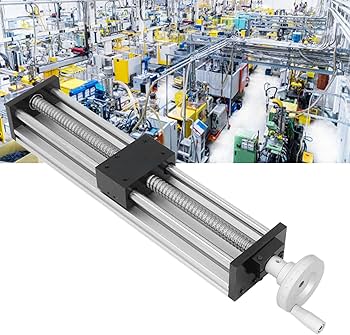 Linear Rail Guide Slide CNC Ballscrew Manual Sliding Table 300mm